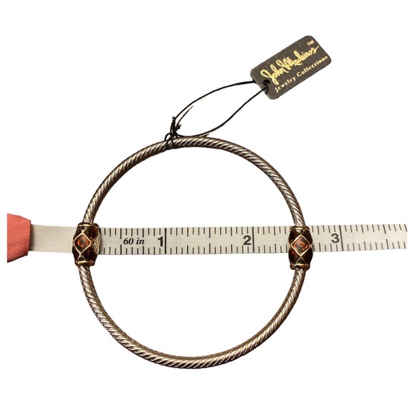 John Medeiros Small Wire Bangle Bracelet Tortoise Shell B3687-AK0L - Picture 2 of 4